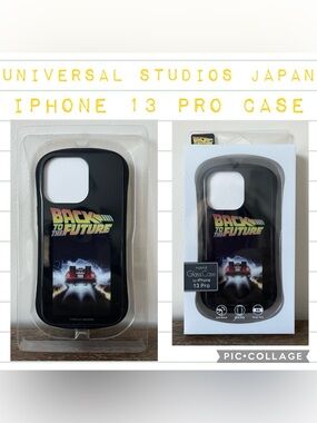 Back To The Future iPhone 13 Pro Hybrid Glass Case from Universal Studios Japan